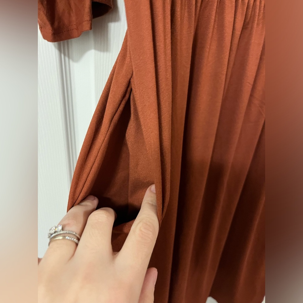 Rust Color Dress - Picture 4 of 6